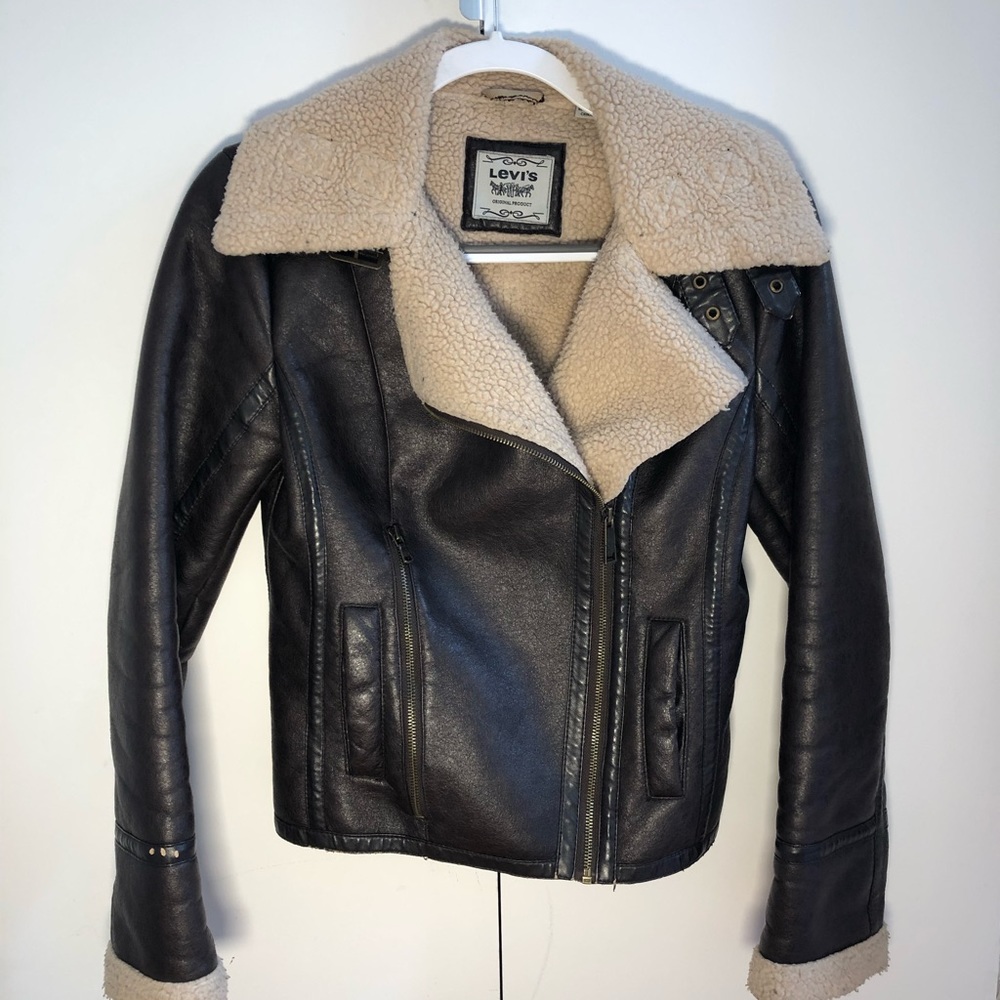LEVI’S wool & leather aviator jacket